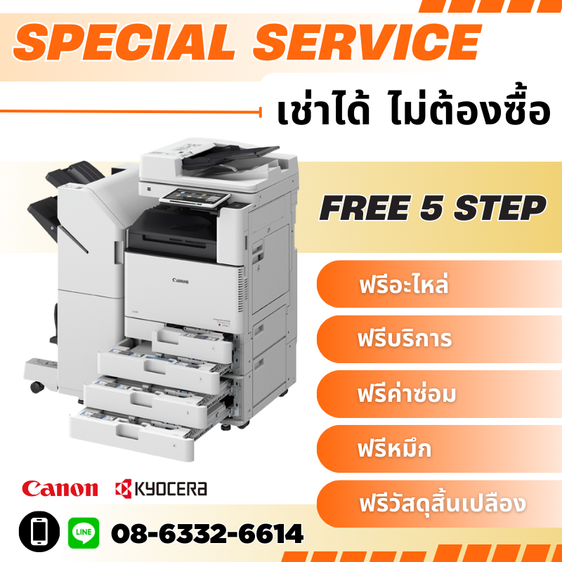 ให้เช่าเครื่องถ่ายเอกสาร ราคาถูก ลพบุรี